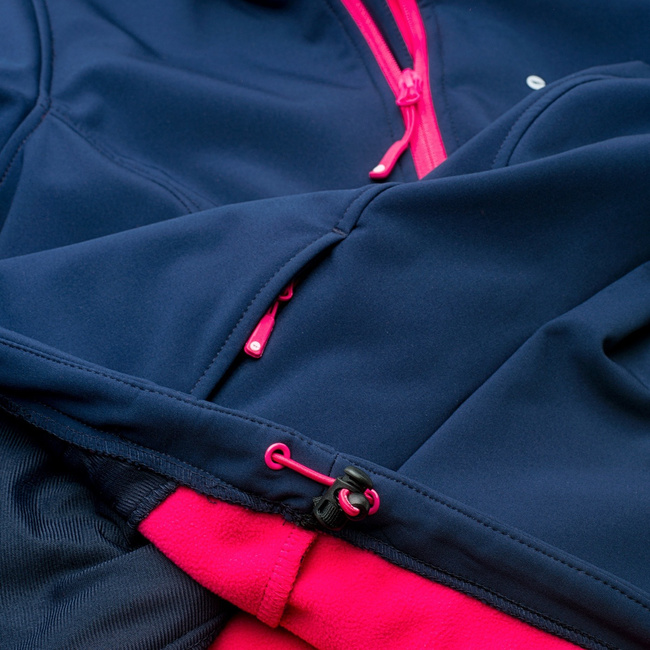 JACHETA SOFTSHELL LADY CARIA II PENTRU FEMEI - BLEUMARIN/ ROZ - MAGNUM