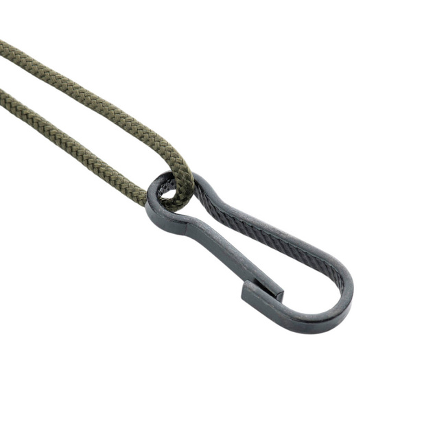 Cablu de siguranta cu inel D - Olive - M-Tac