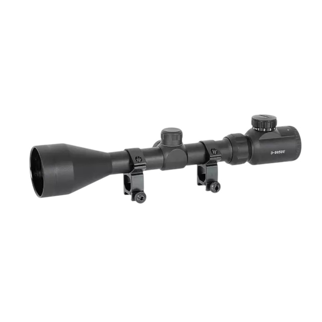 LUNETA 3-9X50 CU INELE DE MONTARE INALTE - PCS