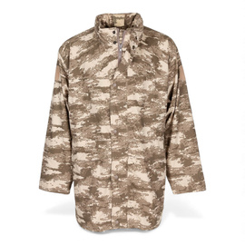 Jacheta Parka Ripstop cu captuseala - Surplus Militar Armata Turciei - Camuflaj Desert M2021 - Uzata