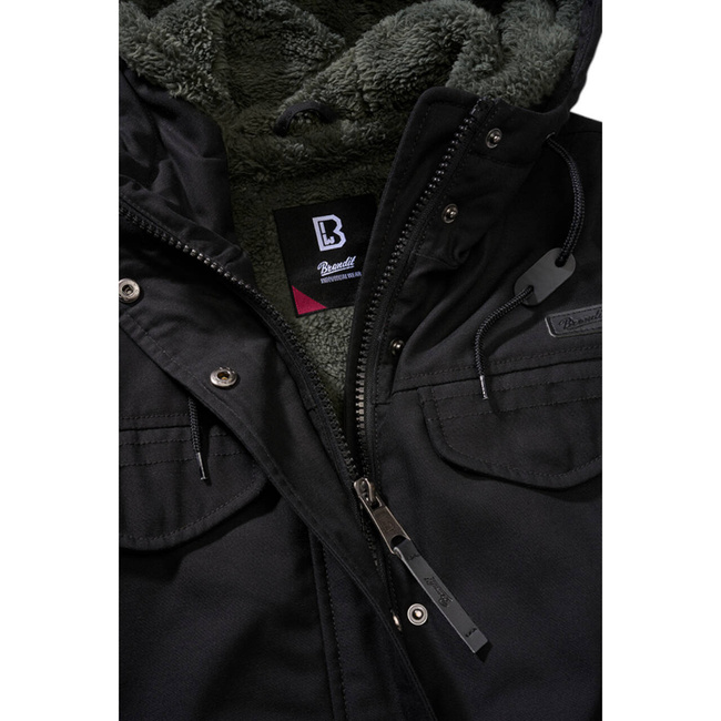 WOMEN'S PARKA JACKET - MARSH LAKE - BLACK- BRANDIT