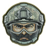 PATCH PVC EMOJI NR. 6 3D - OLIVE - M-TAC