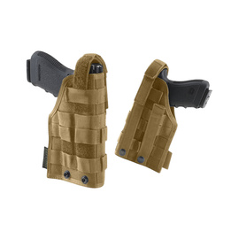 AMBIDEXTROUS PISTOL HOLSTER "PLUS" - DEFCON 5® - COYOTE TAN