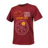 TRICOU T-SHIRT (TRAVEL ADVICE RUSSIAN LUCK) rosu