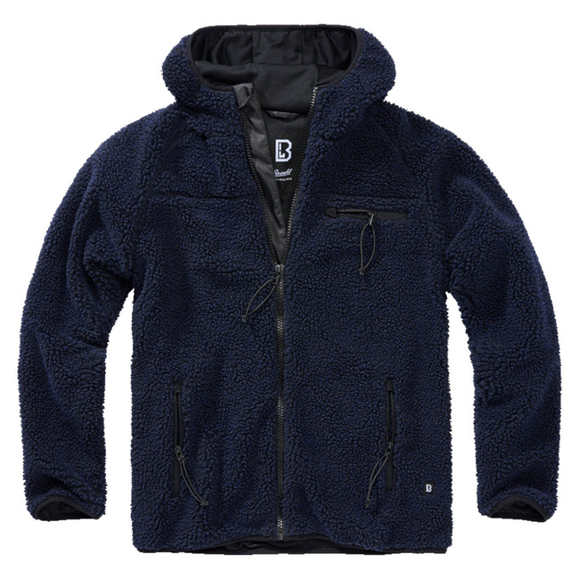 JACHETA DE IARNA CU GLUGA TEDDYFLEECE - BLEUMARIN - BRANDIT