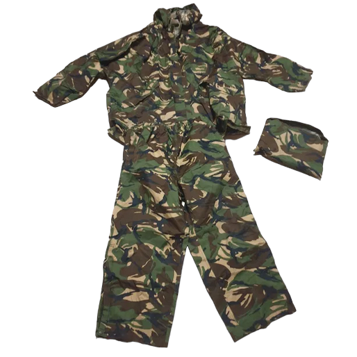 Costum protectie impotriva intemperiilor - camuflaj padure - Surplus armata romana