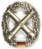 INSIGNA GENUINE GERMAN ARMY METAL BERET BADGE ´ARTILLERIE´