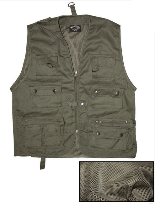 OD HUNTING A.FISHING VEST W.MESH LINING