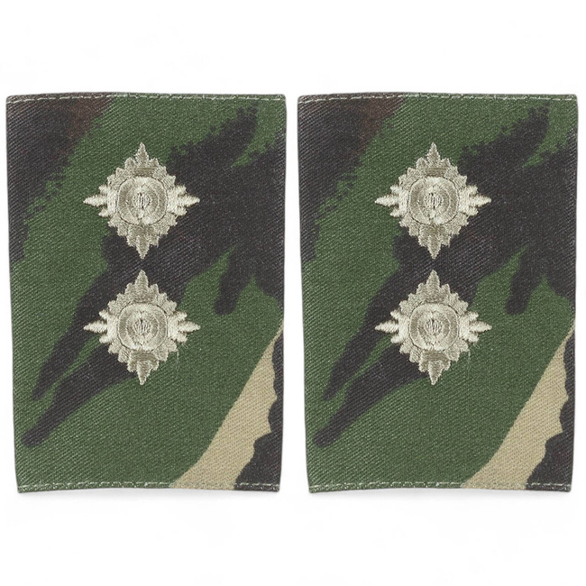 PAIR OF EPAULETS - LIEUTENANT - MILITARY SURPLUS BRITISH ARMY - DPM CAMO - AS NEW