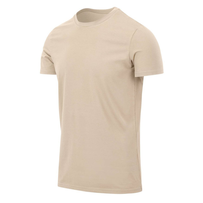 SLIM T-SHIRT - KHAKI - HELIKON
