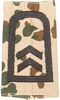 GERMAN ARMY TROPICAL CAMO/BLACK SHOULDER LOOPS ´OBERFELDWEBEL´