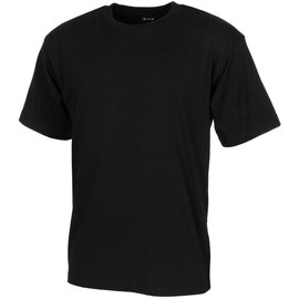 TRICOU DIN BUMBAC IN STILUL ARMATEI AMERICANE - MFH - NEGRU