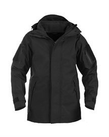 JACHETA PENTRU PLOAIE GEN. II - CAPTUSITA - FLEECE - NEGRU