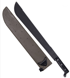 US SAWBACK MACHETE WITH SHEATH