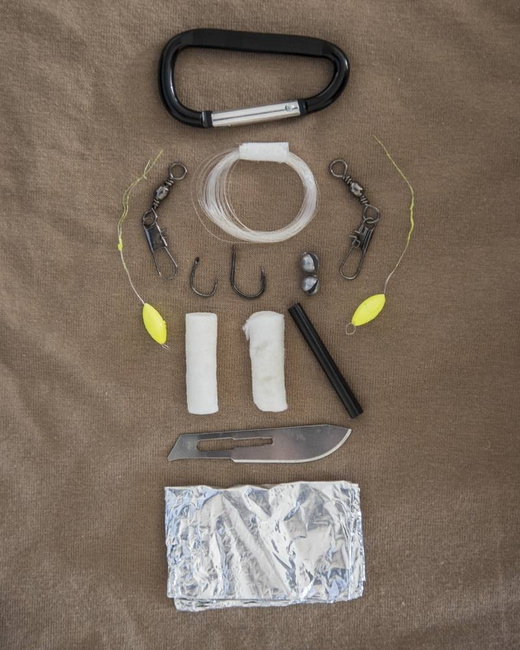 KIT DE SUPRAVIEȚUIRE PARACORD - MIC - Mil-Tec® - OD