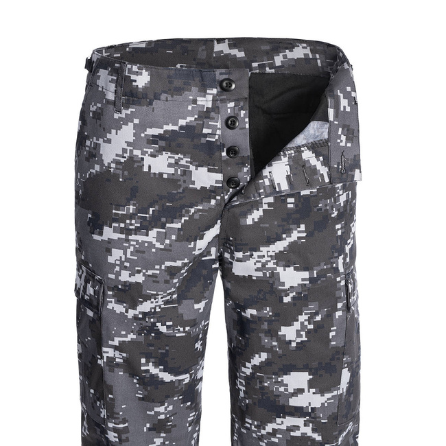 US RANGER FIELD PANTS - BDU STYLE - BLACK DIGITAL