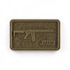 Patch AR-15 - 3D PVC - Coyote - M-TAC
