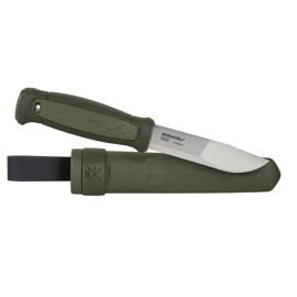 CUȚIT CU LAMĂ FIXĂ - KANSBOL - OȚEL INOXIDABIL - MORAKNIV® - VERDE OLIV