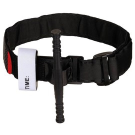 TACTICAL TOURNIQUET FOR MEDICAL EMERGENCIES AND BLOOD LOSS CONTROL - SINGLE HAND APPLICATION