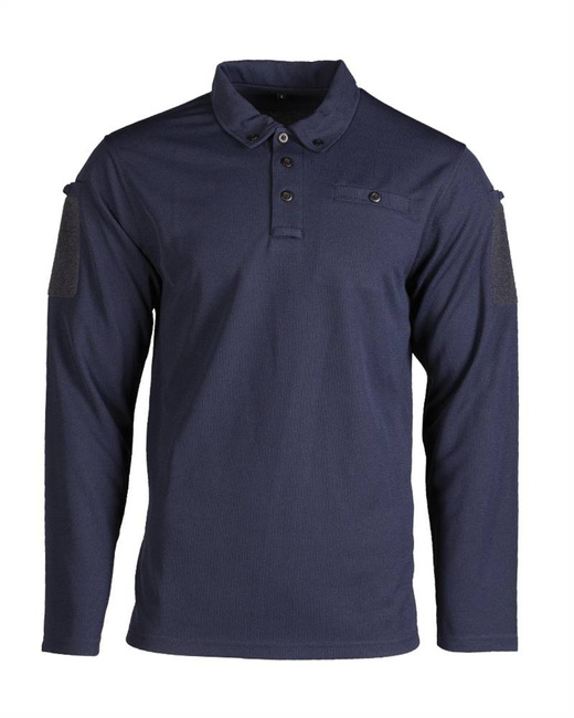BLUZA TACTICA POLO CU MANECI LUNGI - USCARE RAPIDA - Mil-Tec® - BLEUMARIN