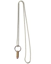 Lant cu pandantiv glont