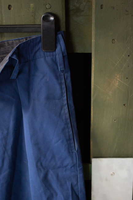 NAVY BLUE TROUSERS - ROMANIAN MILITARY SURPLUS - USED