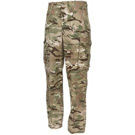 PANTALONI COMBAT BRITANICI - REZISTENTI LA VANT - MTP CAMO - CA NOU