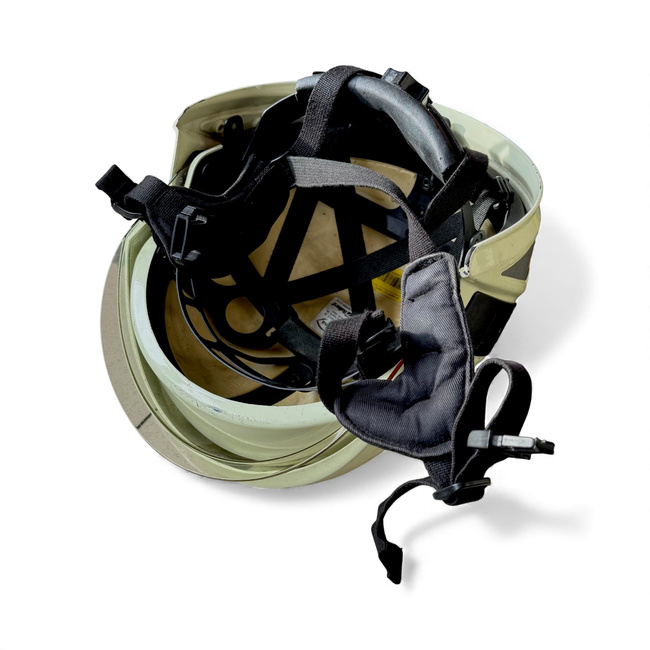 Casca de pompier/Moto - Bullard Magma/MSA - Surplus militar armata germana - Uzata