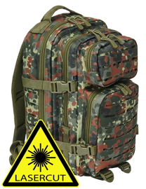 Rucsac US Cooper LASERCUT medium - Camuflaj Flecktarn