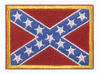 EMBLEMA CONFEDERATE BATTLE FLAG 50 x 70 MM