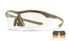 Ochelari - Wileyx - VAPOR COMM 2.5 Grey/Clear/Light Rust Matte Tan Frame