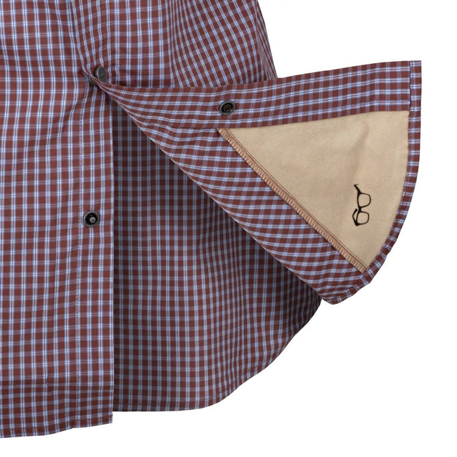COVERT CONCEALED CARRY SHIRT - FOGGY GREY PLAID - HELIKON