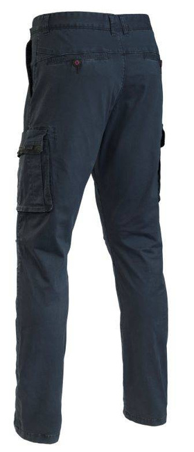 LONG CARGO PANTS - NAVY BLUE MELANGE - DEFCON 5