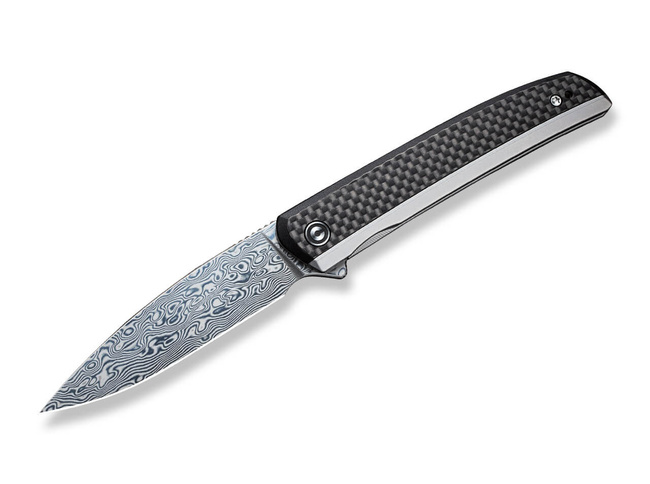 POCKET KNIFE - SAVANT DAMASCUS CF - GRAY