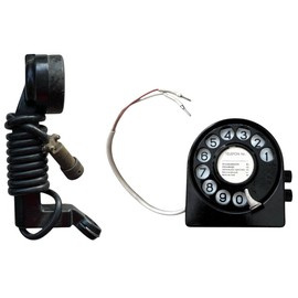 DISC SI RECEPTOR PENTRU TELEFONUL DE CAMPANIE TC-72 F-1600 - V2 - SURPLUS MILITAR DE LA ARMATA ROMANA - IN STARE BUNA