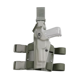 Toc tactic detasabil - Safariland Mod. 6005 SLS - prindere stanga - Verde Foliage