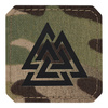 PATCH VALKNUT LASER CUT - MULTICAM/NEGRU - M-TAC