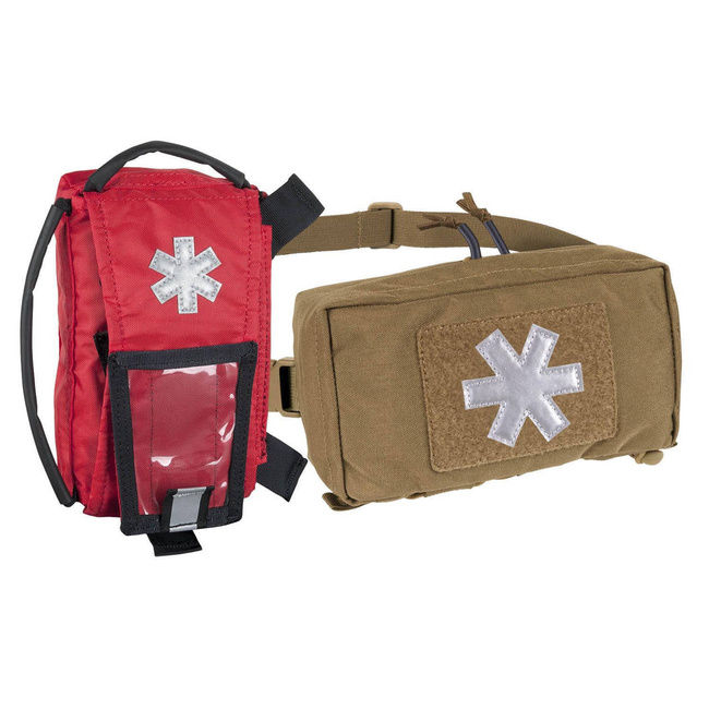 SET OF POUCH AND INSERT FOR FIRST AID KIT - MODULAR INDIVIDUAL MED KIT® - Helikon-Tex® - COYOTE