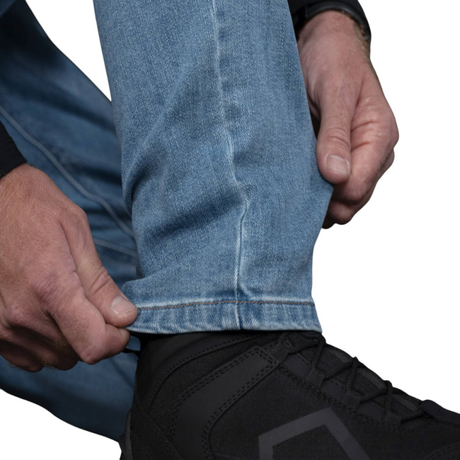 PANTALONI JEANS TACTICI - ROGUE - PENTAGON - ALBASTRU INDIGO DESCHIS - LUNGIME 30