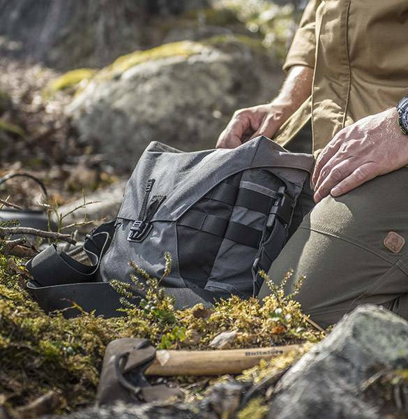 GEANTA BUSHCRAFT HAVERSACK® - CORDURA® - Helikon-Tex® - GRI FUMURIU/NEGRU
