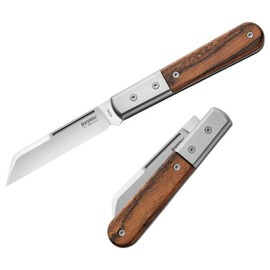CUTIT DE BUZUNAR - "Dom Barlow Canvas Santos Wood" - LionSteel