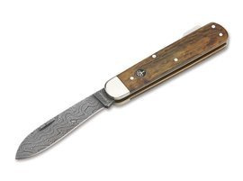 CUTIT DE BUZUNAR "HUNTERS KNIFE DAMASCUS BROWN" - BOKER