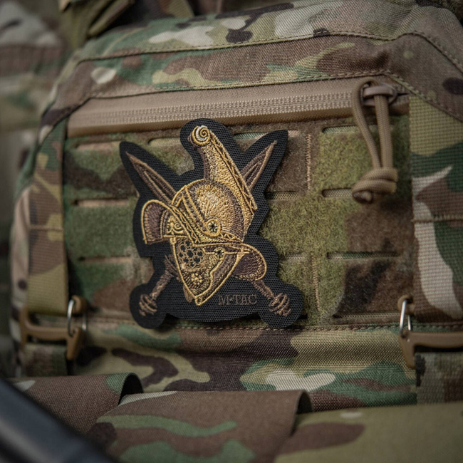 PATCH CASCA GLADIATOR (BRODAT) - NEGRU - M-TAC
