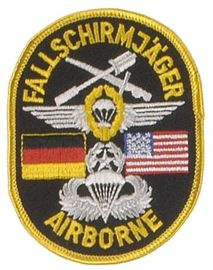 EMBLEMA GERMANA - U.S. PARATROOPERS 100 x 80 MM