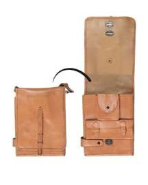 HUSA PENTRU HARTA - PIELE ECOLOGICA MARO - SURPLUS MILITAR ARMATA UNGARIEI - UZATA