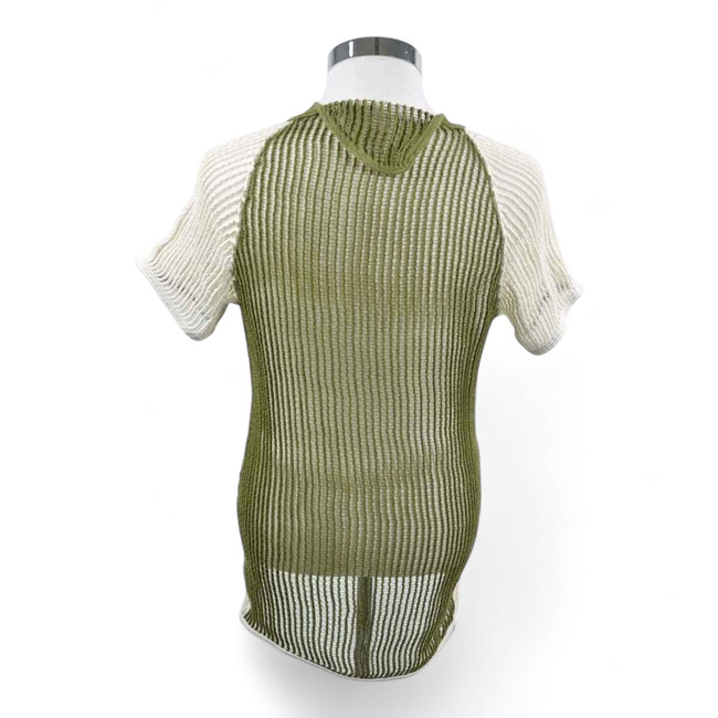 Mesh Shirt - Danish Army Military Surplus - OD/White - Used