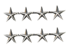 US 4 Star Gen Silver Rank Insignia