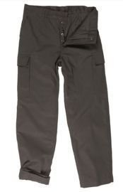 Pantaloni Moleskin negri cu captuseala de iarna - Black - Mil-Tec