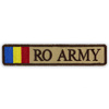 ECUSON RO ARMY CU DRAPEL BEJ FORTE TERESTRE15x2.5cm