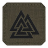 PATCH VALKNUT LASER CUT - RANGER GREEN/NEGRU - M-TAC